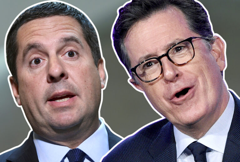 Devin Nunes; Stephen Colbert (AP/Susan Walsh/Chris Pizzello)