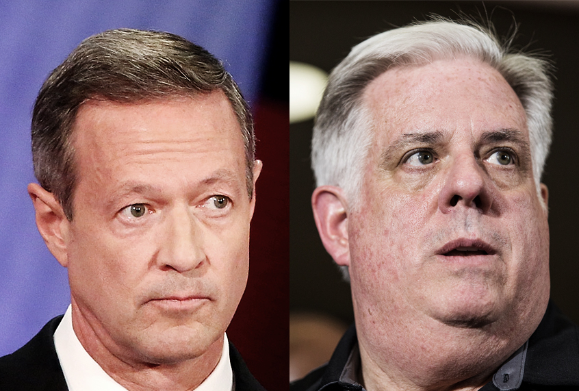 Martin O'Malley; Larry Hogan (Getty Images)