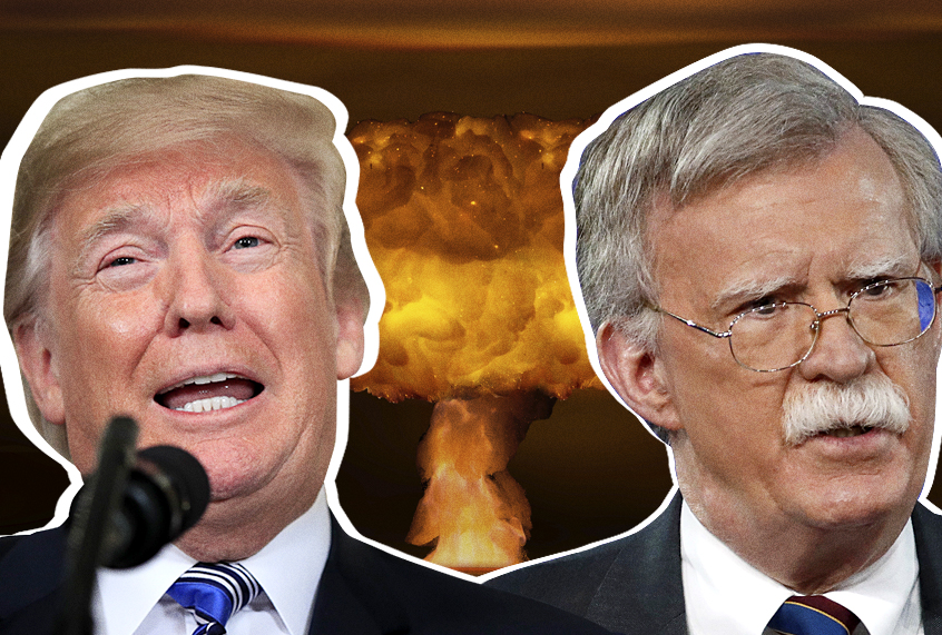 Donald Trump; John Bolton (AP/Getty/Salon)