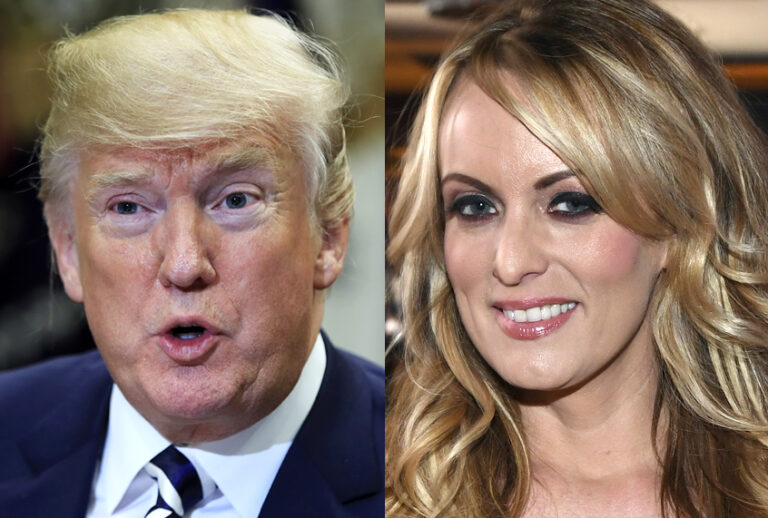 Donald Trump; Stormy Daniels (AP/Manuel Balce Ceneta/Getty/Ethan Miller)