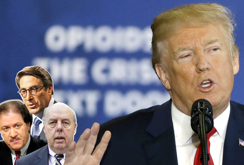Donald Trump; Joseph diGenova; Jay Sekulow; John Dowd (AP/Getty/Salon)