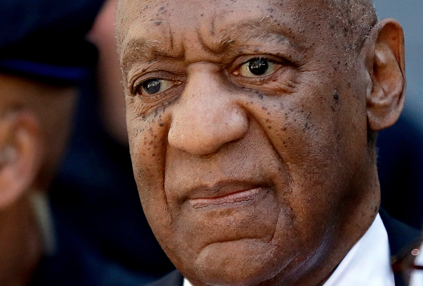 Bill Cosby departs the courthouse after he was found guilty in his sexual assault retrial, April, 26, 2018. (AP//Matt Slocum)