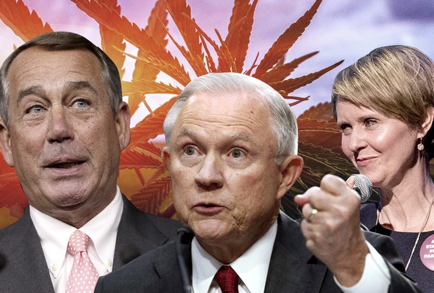 John Boehner; Jeff Sessions; Cynthia Nixon (AP/Getty/Salon)