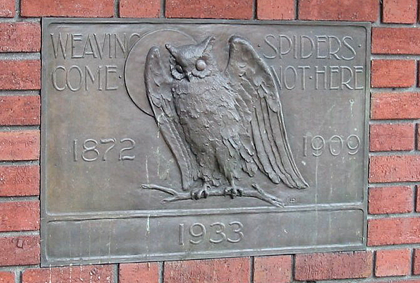 The Bohemian club's mascot owl. (Wikimedia)