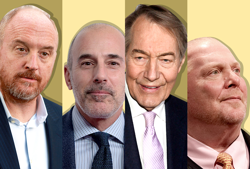 Louis C.K., Matt Lauer, Charlie Rose, Mario Batali (Getty/AP)