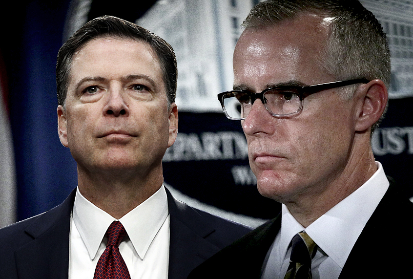 James Comey; Andrew McCabe (AP/Alex Brandon/Getty/Alex Wong/Salon)