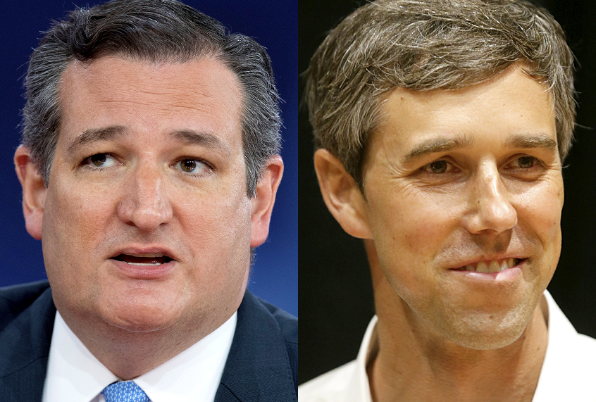 Ted Cruz; Beto O'Rourke (Getty/Jim Watson/AP/LM Otero)