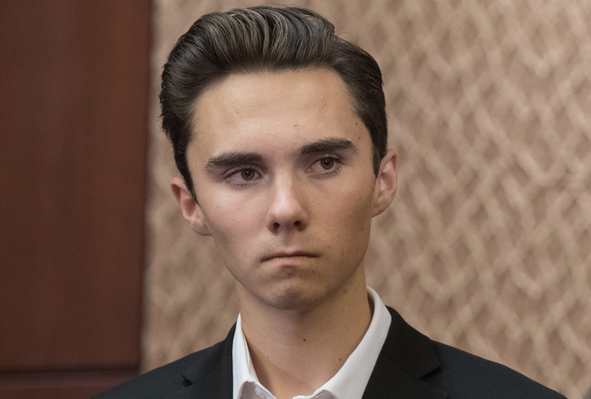 David Hogg (Getty/Saul Loeb)