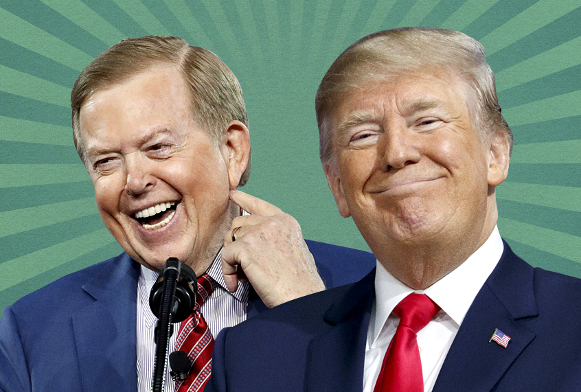 Lou Dobbs; Donald Trump (AP/Getty/Salon)