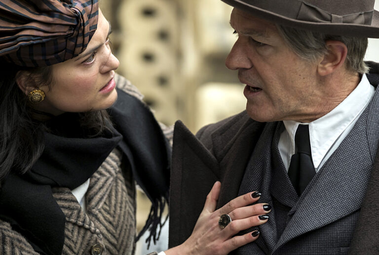 Samantha Colley and Antonio Banderas in "Genius" (National Geographic/Dusan Martincek)
