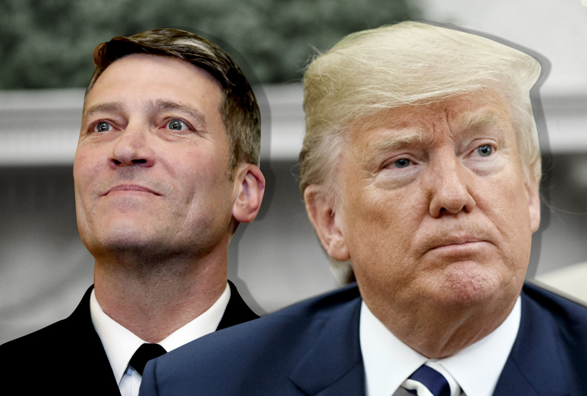 Ronny Jackson; Donald Trump (AP/Alex Brandon/Evan Vucci/Salon)