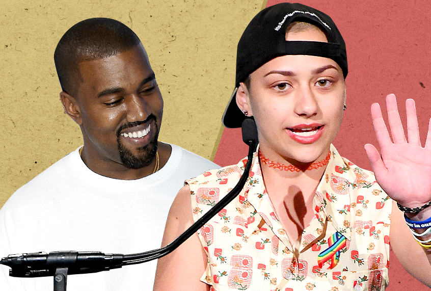 Kanye West; Emma Gonzalez (AP/Evan Agostini/Getty/Dimitrios Kambouris/Salon)