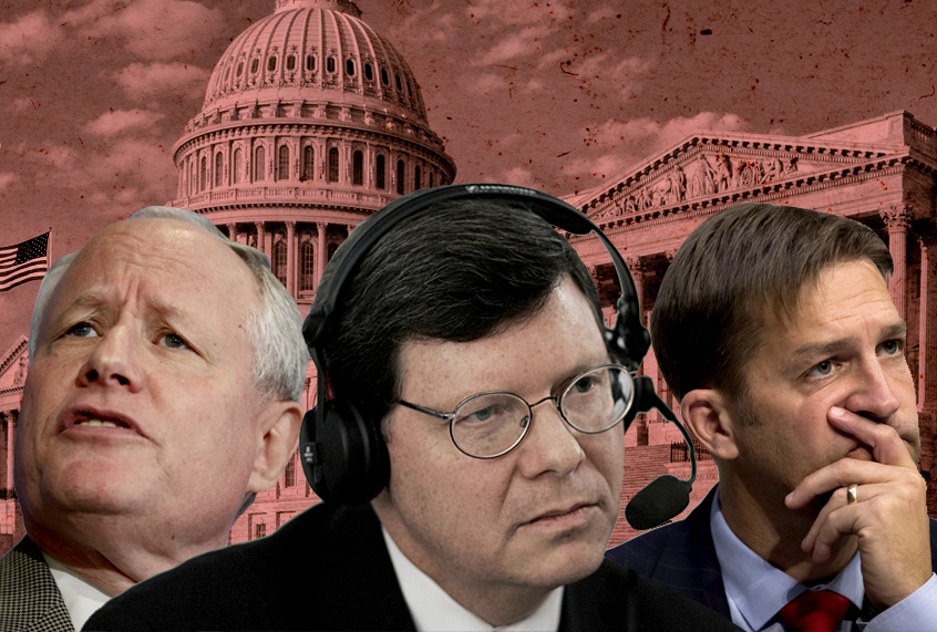 William Kristol, Charlie Sykes, and Ben Sasse (Getty/Photo Montage by Salon)
