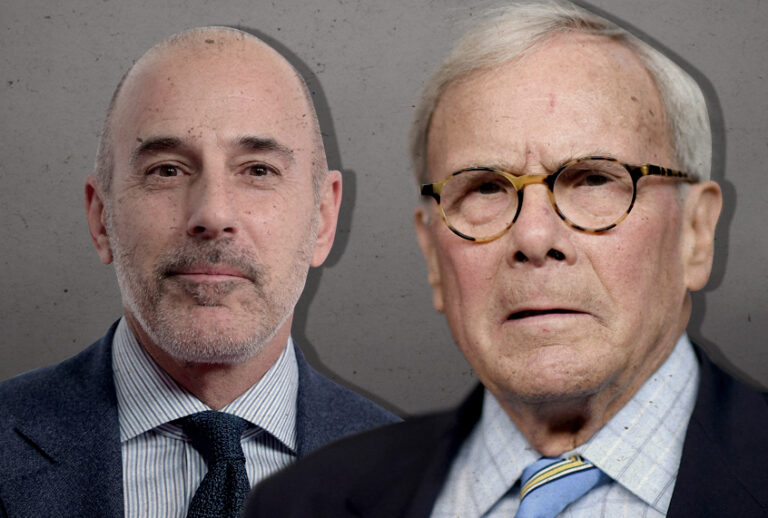 Matt Lauer; Tom Brokaw (Getty/Jason Kempin/Mike Coppola)