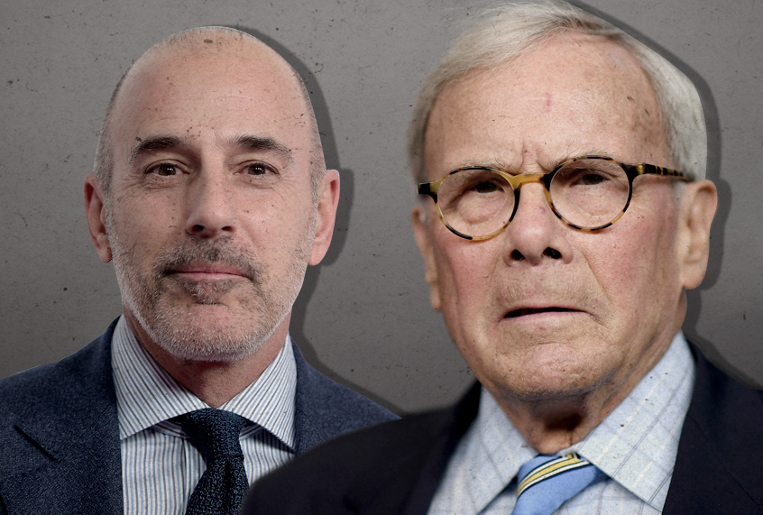 Matt Lauer; Tom Brokaw (Getty/Jason Kempin/Mike Coppola)