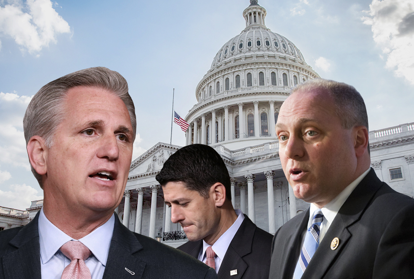 Kevin McCarthy; Paul Ryan; Steve Scalese (AP/Getty/Photo montage by Salon)
