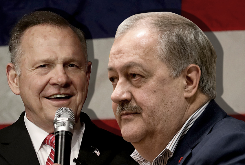 Roy Moore; Don Blankenship (Getty/Joe Raedle/AP/Steve Helber/Salon)