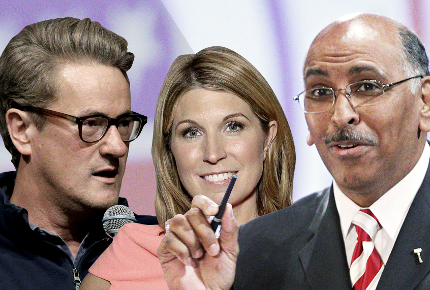 Joe Scarborough; Nicolle Wallace; Michael Steele (AP/Getty/Salon)