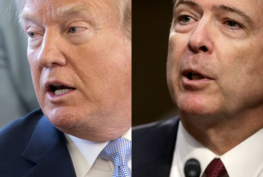 Donald Trump; James Comey (Getty/Chris Kleponis/Chip Somodevilla)
