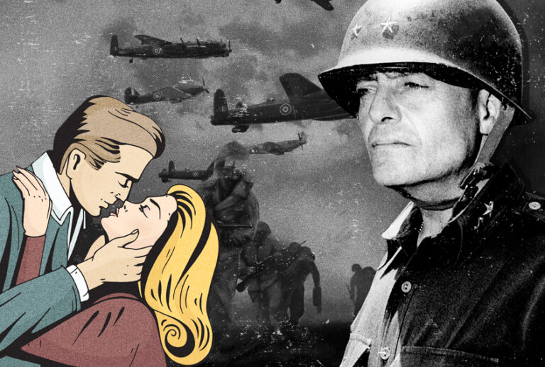 Major Gen. Lucian K. Truscott Jr. (AP/Getty/Photo Montage by Salon)