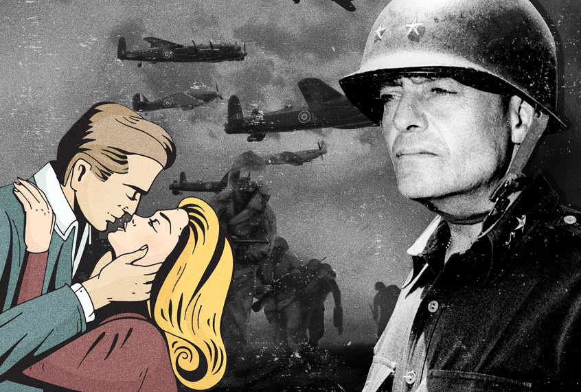 Major Gen. Lucian K. Truscott Jr. (AP/Getty/Photo Montage by Salon)
