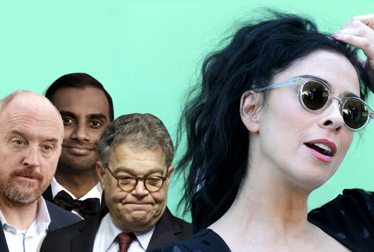 Louis C.K.; Aziz Ansari; Al Franken; Sarah Silverman (AP/Getty/Salon)