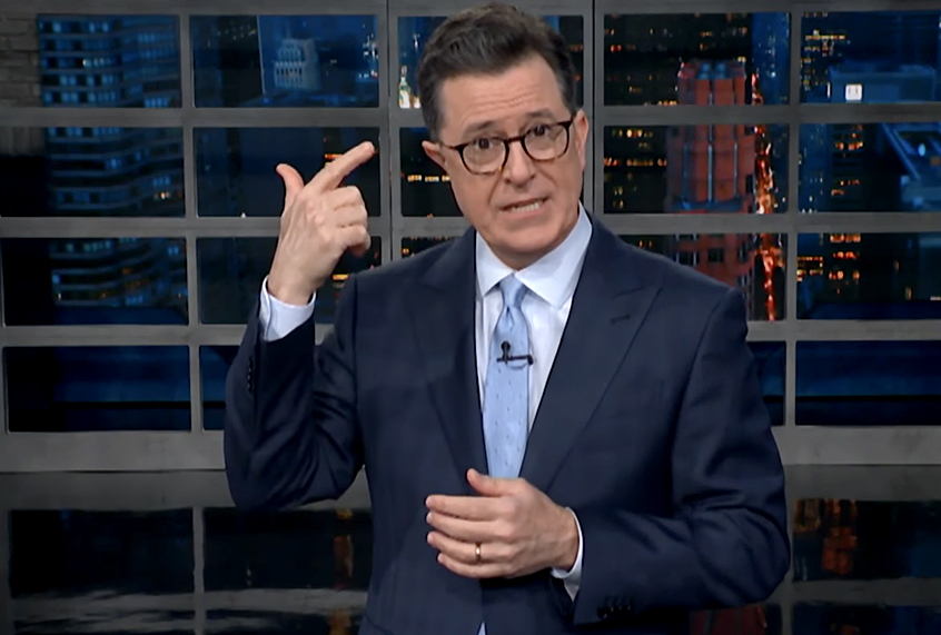 "The Late Show with Stephen Colbert" (YouTube/The Late Show with Stephen Colbert)