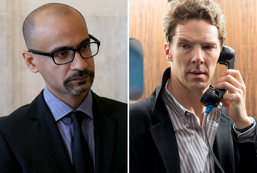 Junot Diaz; Benedict Cumberbatch as Patrick Melrose in "Patrick Melrose" (Getty/Mark Wilson/Showtime/Ollie Upton)