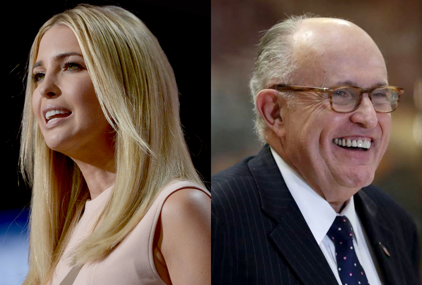 Ivanka Trump; Rudy Giuliani (Getty/Brendan Smialowski/AP/Carolyn Kaster)