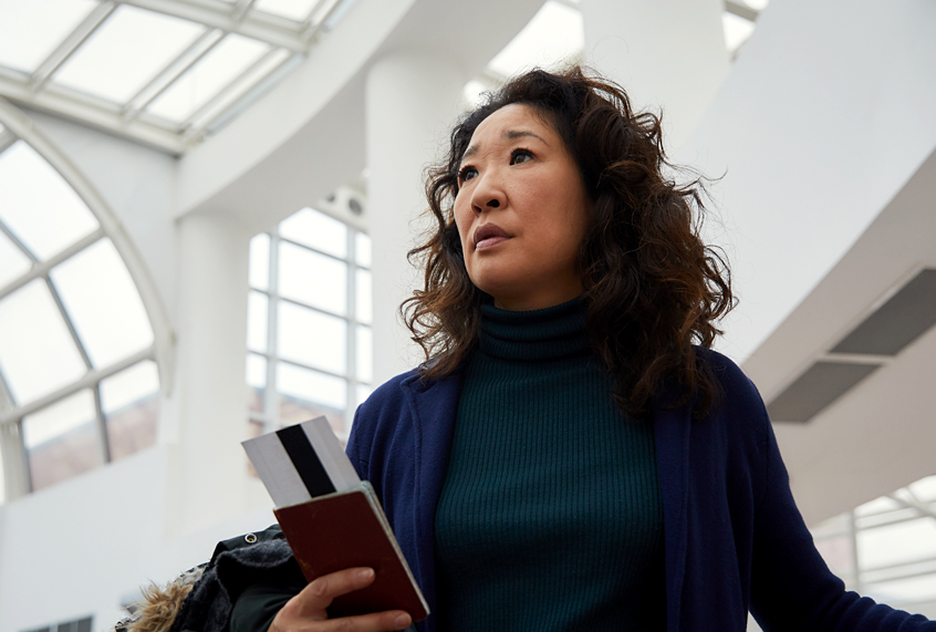 Sandra Oh as Eve Polastri on "Killing Eve" (BBC America/Sid Gentle Films Ltd)
