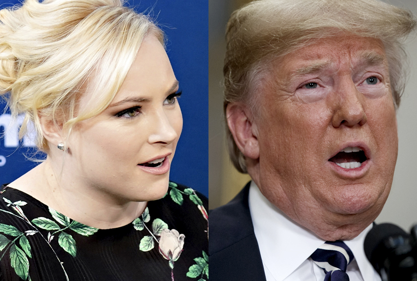 Meghan McCain; Donald Trump (Getty/Cindy Ord/AP/Evan Vucci)