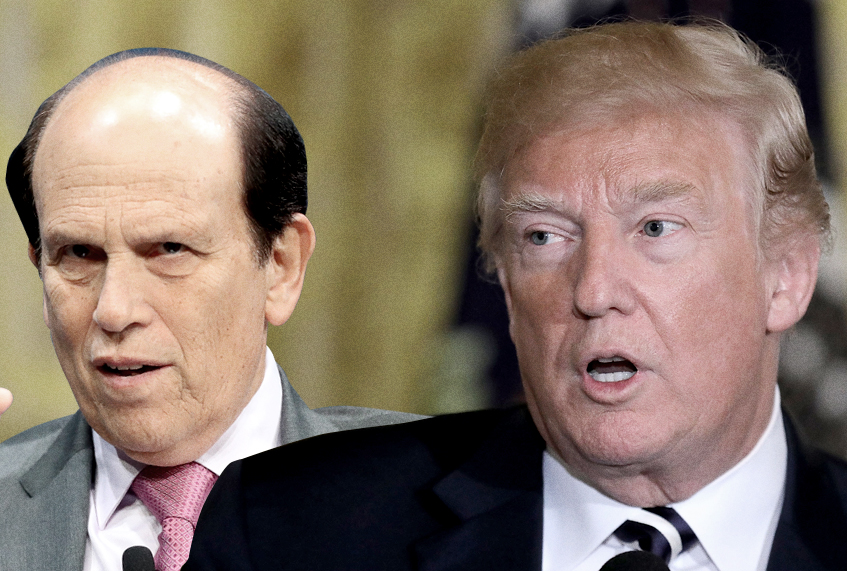Michael Milken; Donald Trump (Getty/Frederick M. Brown/ Chip Somodevilla)