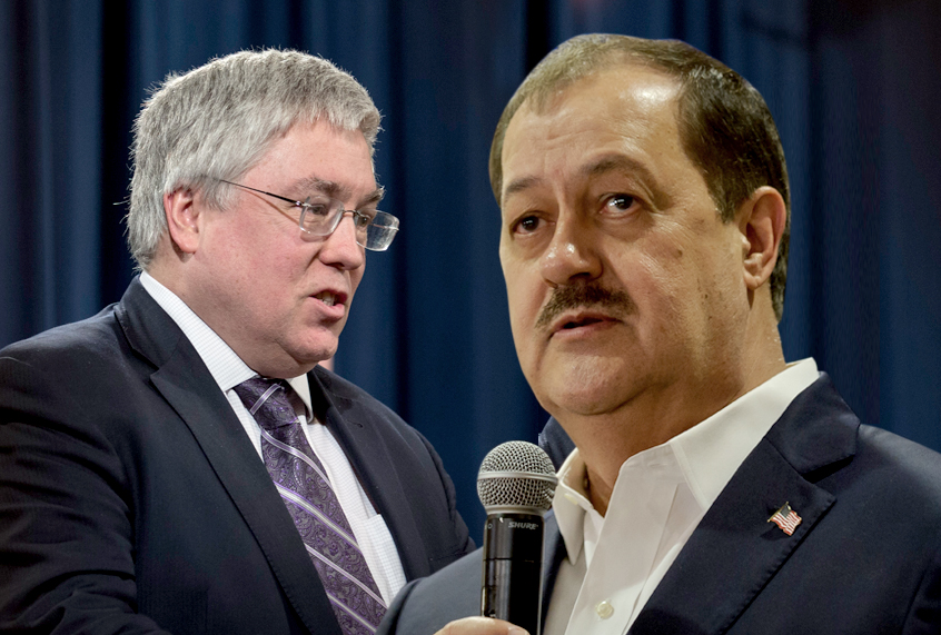 Patrick Morrisey; Don Blankenship (Getty/Toya Sarno Jordan/Jeff Swensen)
