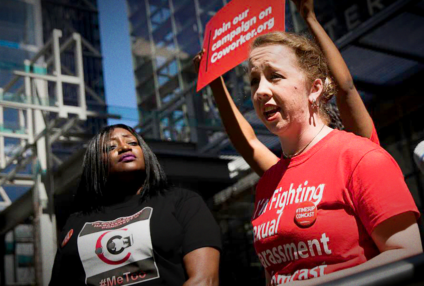Former Comcast employees speak about workplace harassment (Coworker.org)