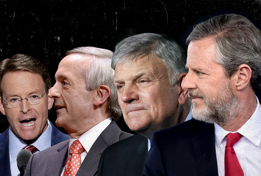 Tony Perkins; Robert Jeffress; Franklin Graham; Jerry Falwell, Jr. (AP/Getty/Salon)