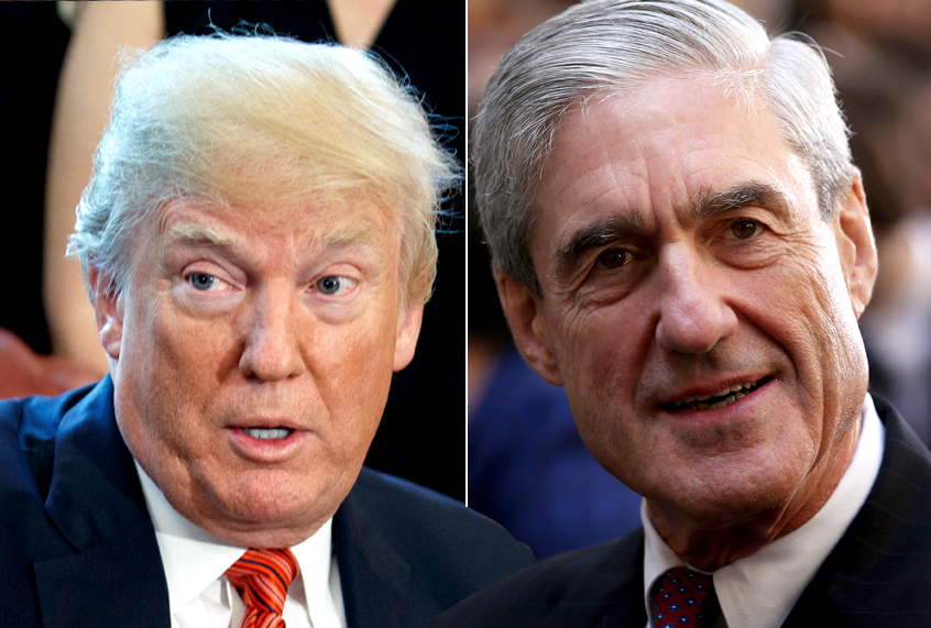 Donald Trump; Robert Mueller (AP/Carolyn Kaster/Getty/Alex Wong)
