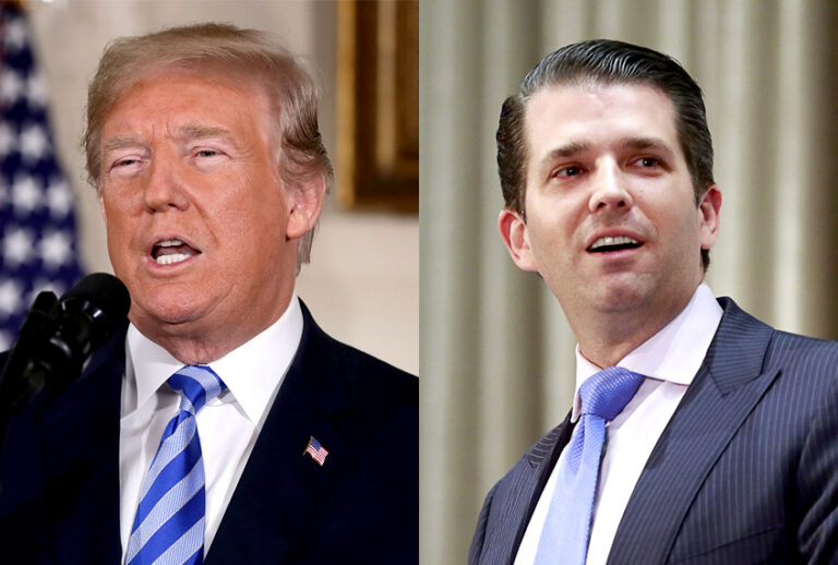 Donald Trump; Donald Trump Jr. (Getty/Chip Somodevilla/Jeff Vinnick)