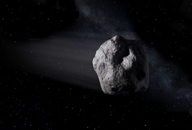 Artist's concept of a near-Earth object. (NASA/JPL-Caltech)