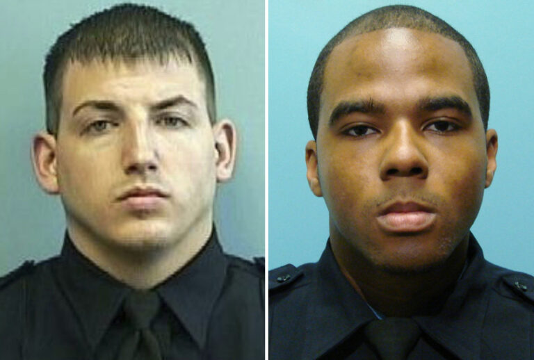 Wayne Jenkins received 25 years and Marcus Taylor received 18 years. (AP/Baltimore Police Department)