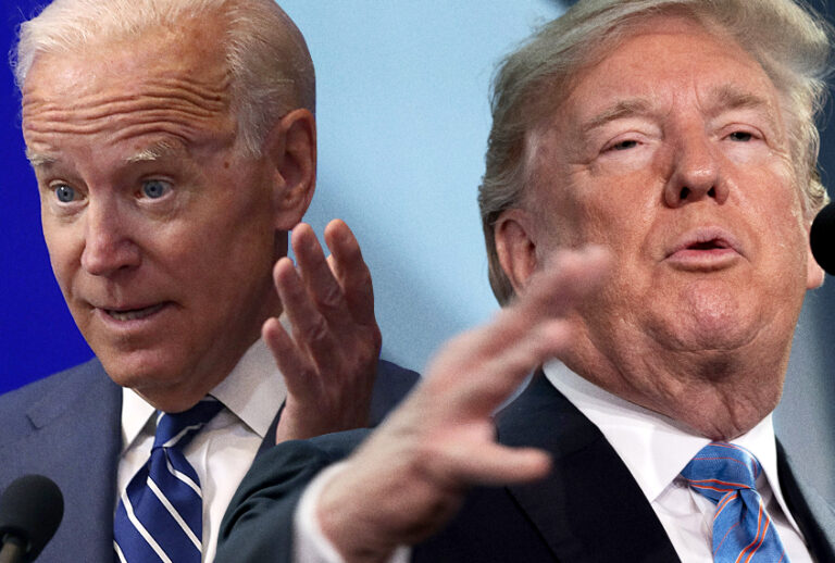 Joe Biden; Donald Trump (Getty/Photo Montage by Salon)