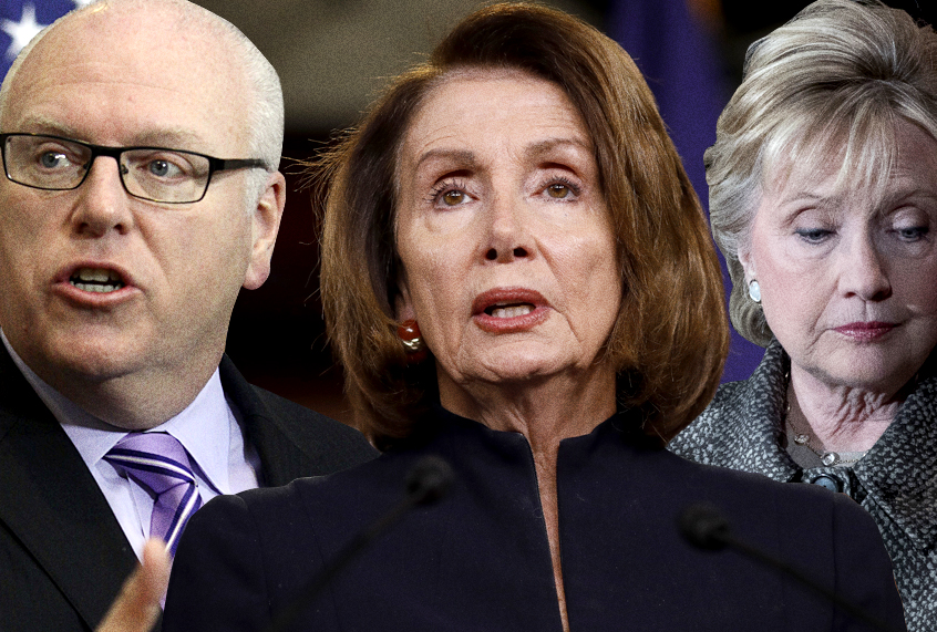 Joe Crowley; Nancy Pelosi; Hillary Clinton (Getty/AP/Salon)
