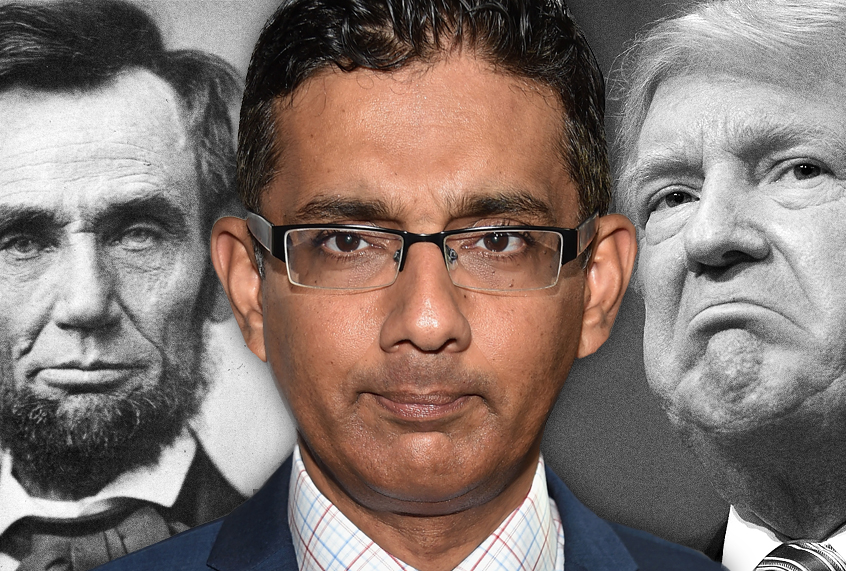Abraham Lincoln; Dinesh D'Souza; Donald Trump (AP/Getty/Salon)