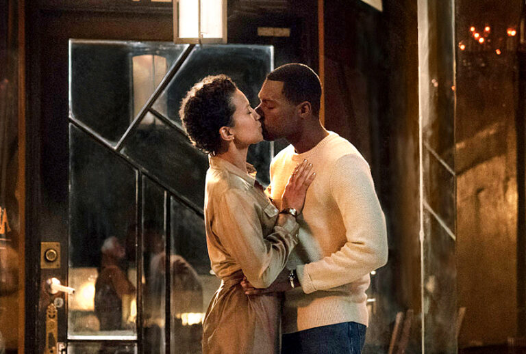 Michele Weaver as Nuri and Will Catlett as Yasir in "Love Is__" (Michael Desmond/Warner Bros.)