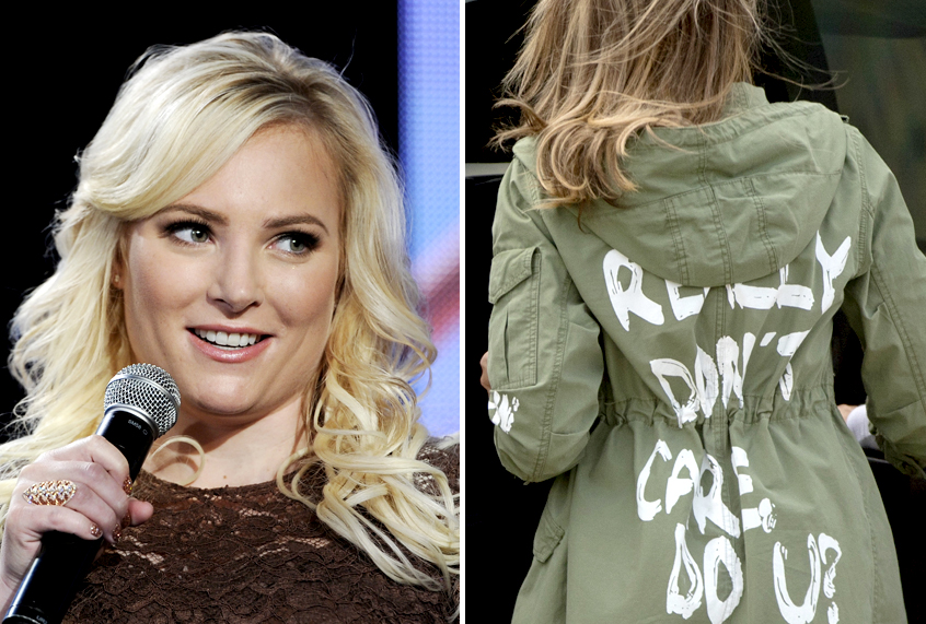 Meghan McCain; Melania Trump (AP/Chris Pizzello/Andrew Harnik)