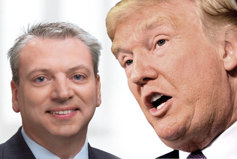 David Porter; Donald Trump (bipc.com/Getty/Photo montage by Salon)