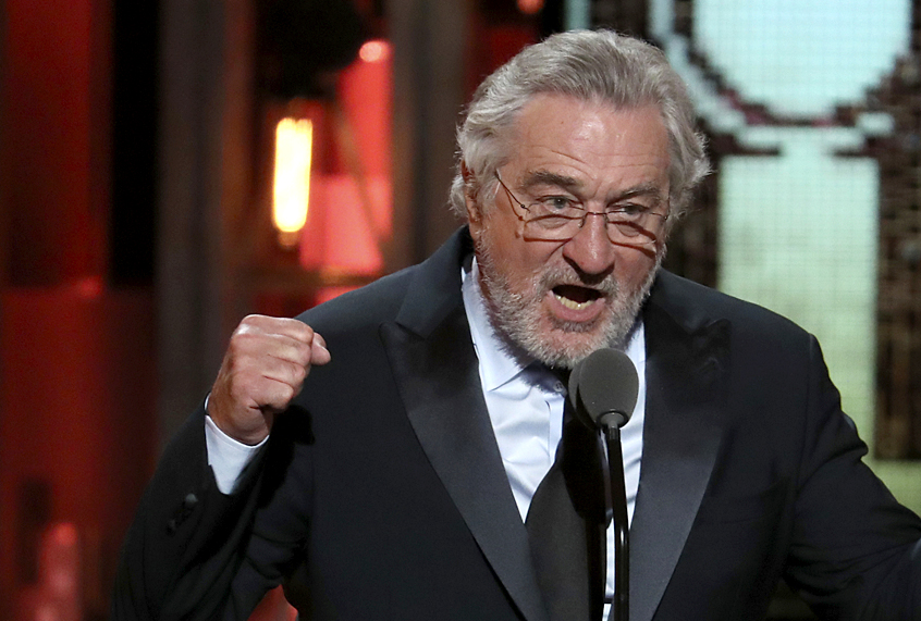 Robert De Niro at the 72nd annual Tony Awards (AP/Michael Zorn)