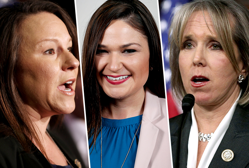 Martha Roby; Abby Finkenauer; Michelle Lujan Grisham (Getty/Chip Somodevilla/Alex Wong/AP/Charlie Neibergall)