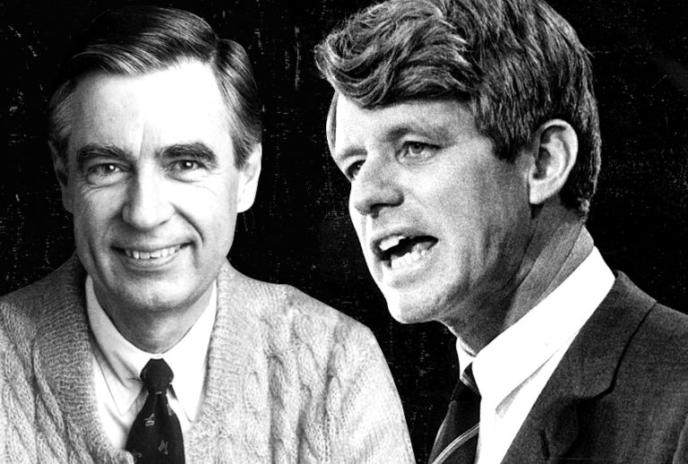 Fred Rogers; Robert Kennedy (Gett/Family Communications Inc./Harry Benson)