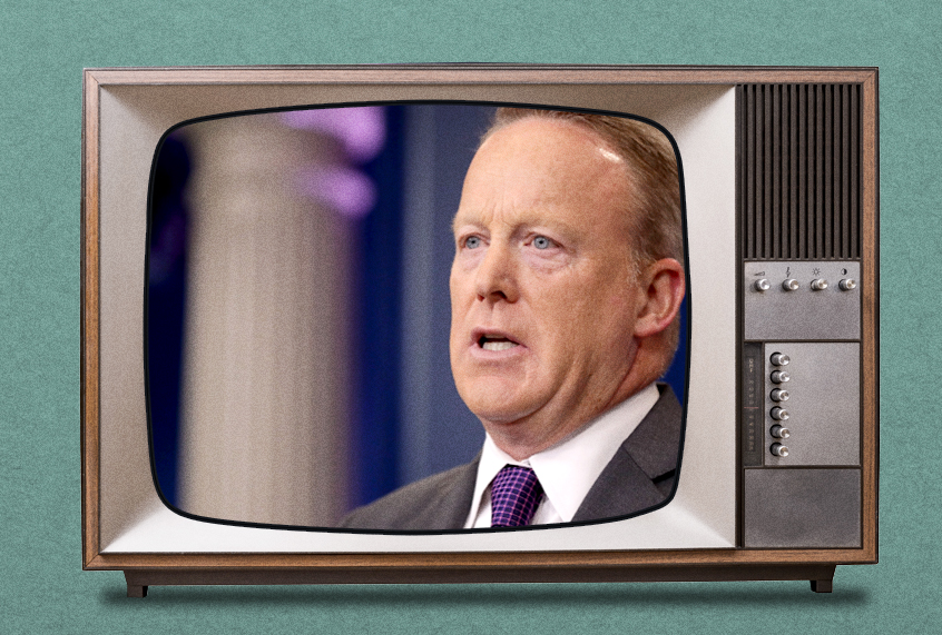 Sean Spicer (Getty/Photo Montage by Salon)