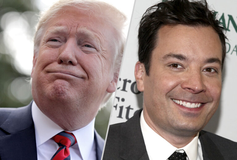 Donald Trump; Jimmy Fallon (Getty/Chip Somodevilla/AP/)